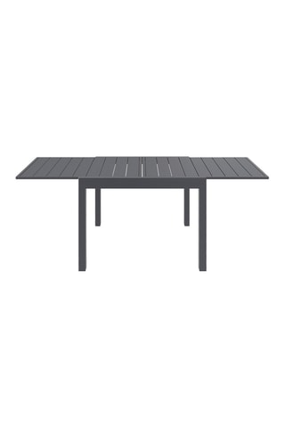 Mesa de jardín extensible - Gris - 90/180 x 73 x 90 cm