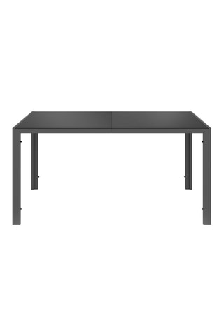 Conjunto de jardín Varna - 6 plazas - Tablero de cristal templado