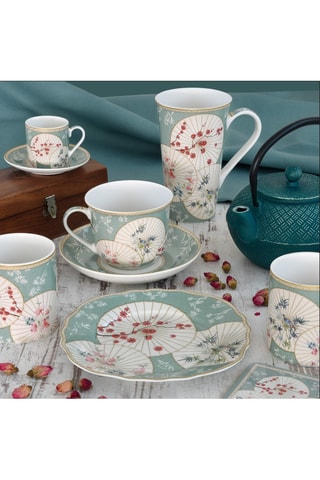 6 manteles individuales Oriental Dreams - 10,5 x 3 x 10,5 cm