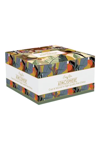 Taza y platillo de porcelana Kilimanjaro