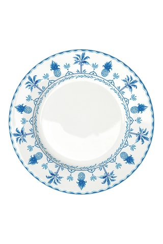 6 platos llanos de porcelana Exotic Vibes - 27 cm