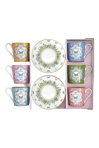 Juego de café de porcelana Spring Parade - 6 personas