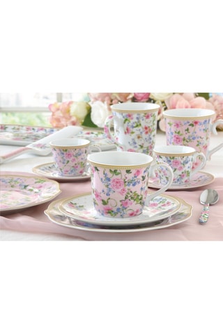Plato para pastel y pala de porcelana Garden Joy - 32 cm