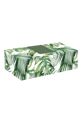 Vajilla para aperitivo de porcelana y bambú Madagascar - 4 piezas