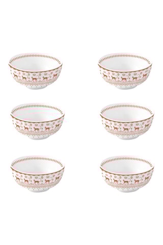 6 boles de porcelana Exotic Vibes - 12 cm