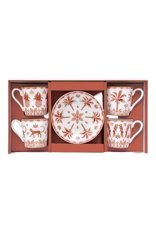 Juego de café de porcelana Exotic Vibes - 4 personas