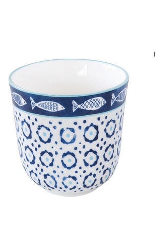 6 tazas de café de porcelana Sea Shore - 15 cl