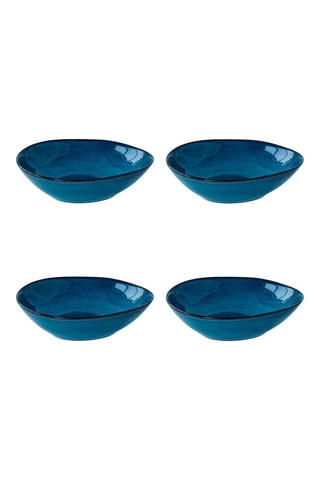 4 platos llanos de gres Genesis - 21 cm