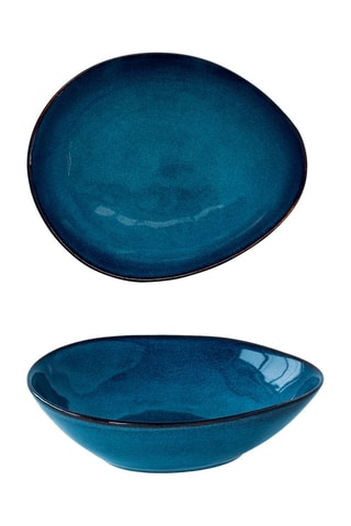 4 platos llanos de gres Genesis - 21 cm