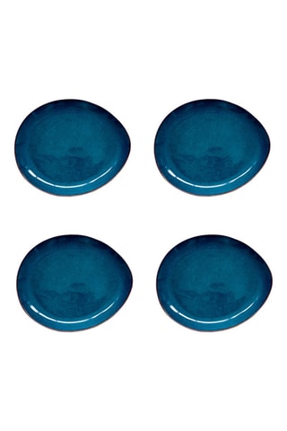 4 platos llanos de gres Genesis - 28 cm