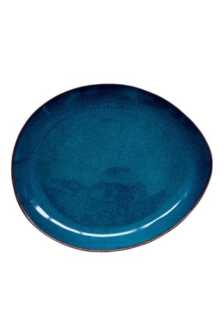 4 platos llanos de gres Genesis - 28 cm