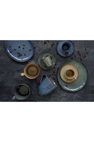 4 platos llanos de gres Genesis - 28 cm