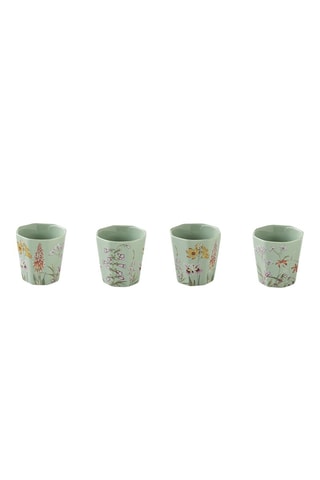 4 tazas de café de porcelana Eden - 12 cl