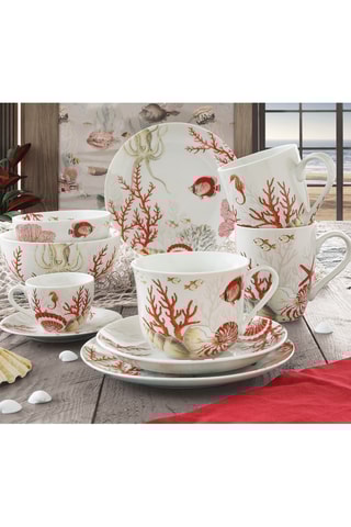 2 tazas de porcelana Coral Reef - 350 ml