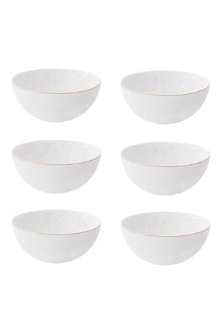 6 boles de porcelana Artesanal - 12 cm
