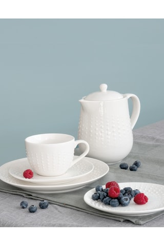 4 fuentes de porcelana Drops - 32 x 2 x 23 cm