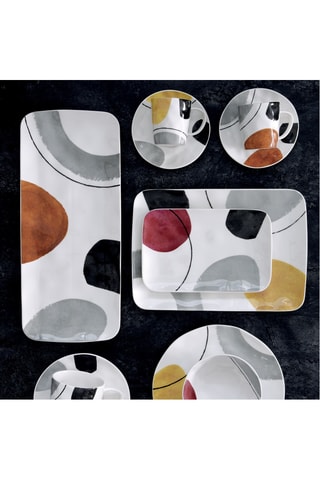 Fuente de porcelana Elements - 36 x 16 cm