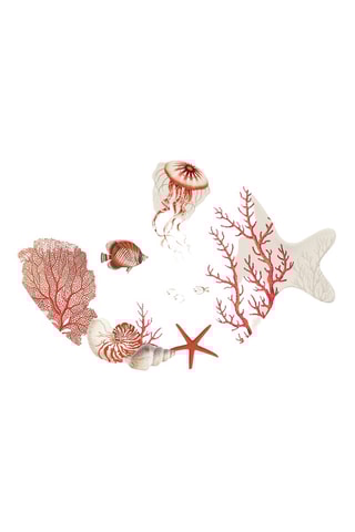 Fuente de porcelana Coral Reef - 27 x 1,5 x 19 cm