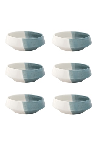 6 boles de porcelana Double - 11 cm