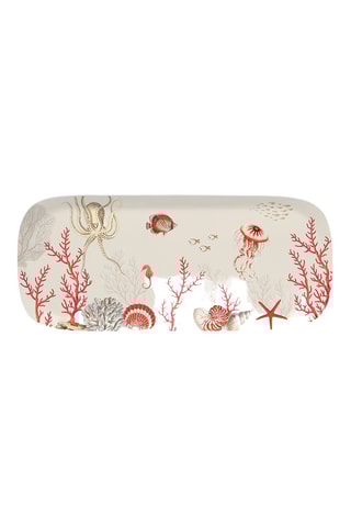 Fuente de porcelana Coral Reef - 40 x 17,5 cm