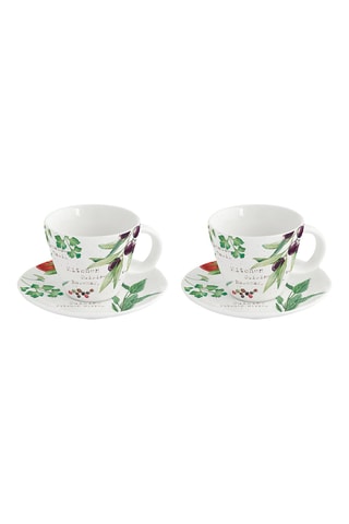 Juego de café de porcelana Home and Kitchen - 2 personas
