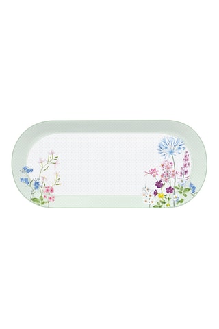 Fuente de porcelana Floraison - 33,5 x 15 x 2 cm