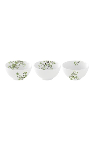3 boles de porcelana Natura - 10 cm