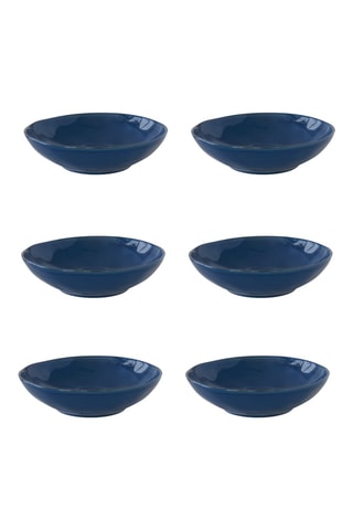 6 platos hondos de porcelana Interiors - 19 cm
