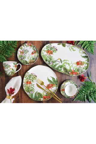 Juego de té de porcelana Exotica - 6 personas