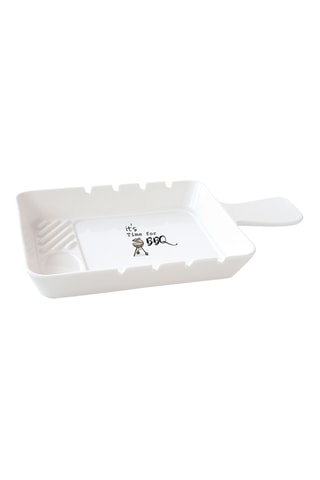 Fuente de porcelana para barbacoa Kitchen Elements - 31,5 × 19 cm