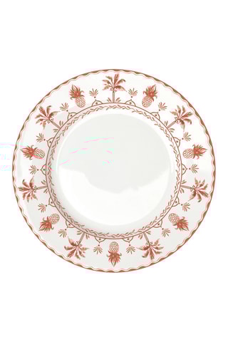 6 platos llanos de porcelana Exotic Vibes - 27 cm