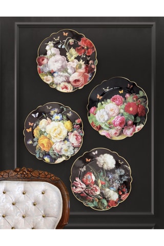 Fuente de porcelana para pastel Victorian Garden - 35 x 3 x 15 cm