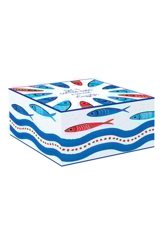 4 tazas de café de porcelana Sardine’s Party - 10 cl