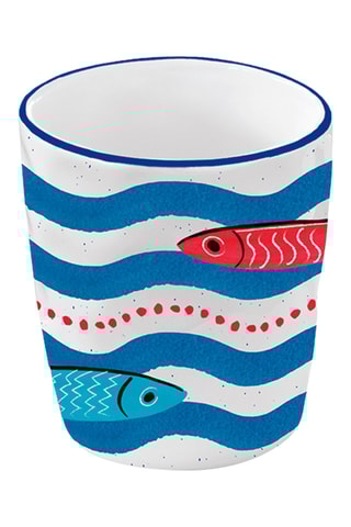 4 tazas de café de porcelana Sardine’s Party - 10 cl