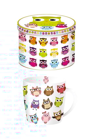 Taza de porcelana Happy Life - 35 cl