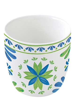 2 tazas y tetera de porcelana Flowers Garden