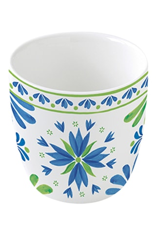 2 tazas y tetera de porcelana Flowers Garden