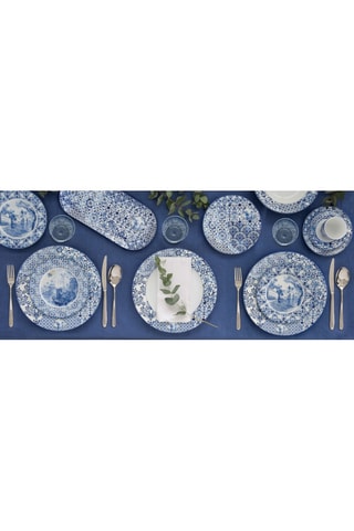 Fuente de porcelana Indigo - 34 x 15,8 x 1,8 cm