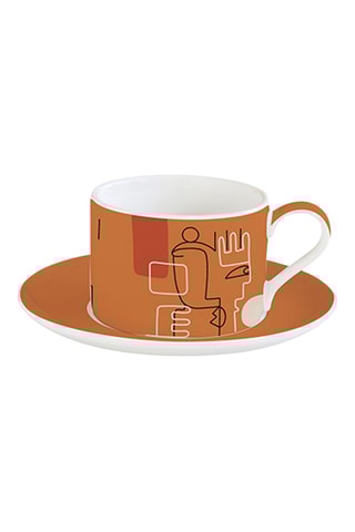 Juego de café de porcelana Terracotta - 2 personas
