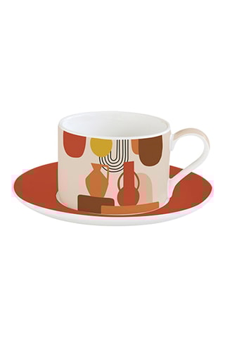 Juego de café de porcelana Terracotta - 2 personas