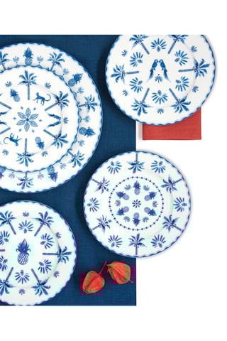 Juego de café de porcelana Exotic Vibes - 4 personas