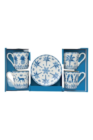 Juego de café de porcelana Exotic Vibes - 4 personas