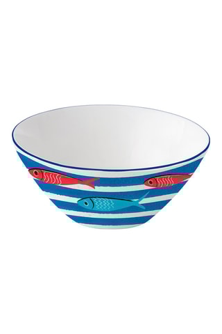 6 boles de porcelana Sardine’s Party - 16 cm