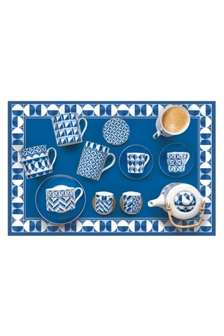 Juego de café de porcelana Géometric - 2 personas