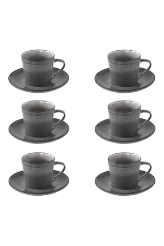 Juego de café de gres Essential - 6 personas