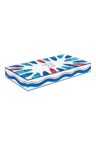 Reposacucharas de porcelana Sardine’s Party - 26 x 12 cm