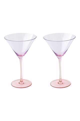 2 copas de martini Rainbow - 27 cl