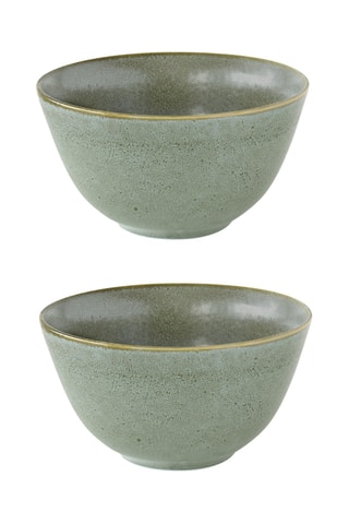 2 ensaladeras de gres Essential - 20,5 cm