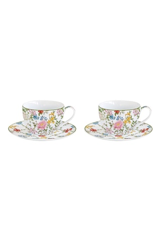 Juego de café de porcelana Garden Dreams - 2 personas