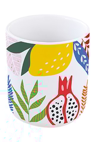 Juego de café de porcelana y bambú Tutti Frutti - 6 personas